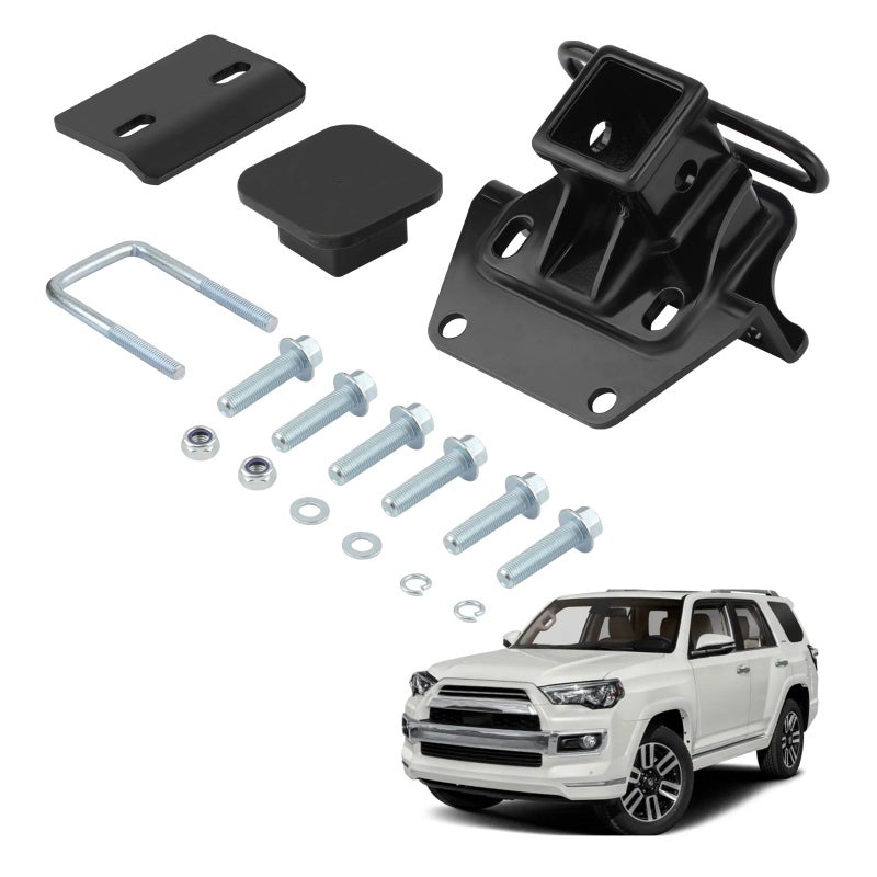 maXpeedingrods Class 3 Trailer Hitch Receiver 2 Inch Receiver Towing Hitch for Toyota 4Runner 20032022 Lexus GX470 20032009 with Hitch Tube Cover 6000LBS GTW